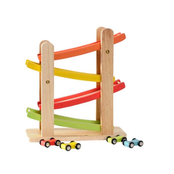 Everearth Racebaan hout 28 cm junior multicolor GigaBikes Tilburg