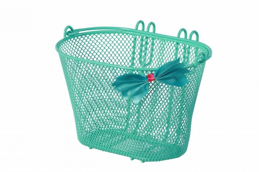 Basil kinderfietsmand Jasmin Bow Tie 10 liter mintgroen 30132